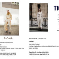 TICCA,enrica 2025 Autumn Winter COLLECTION｜Paris